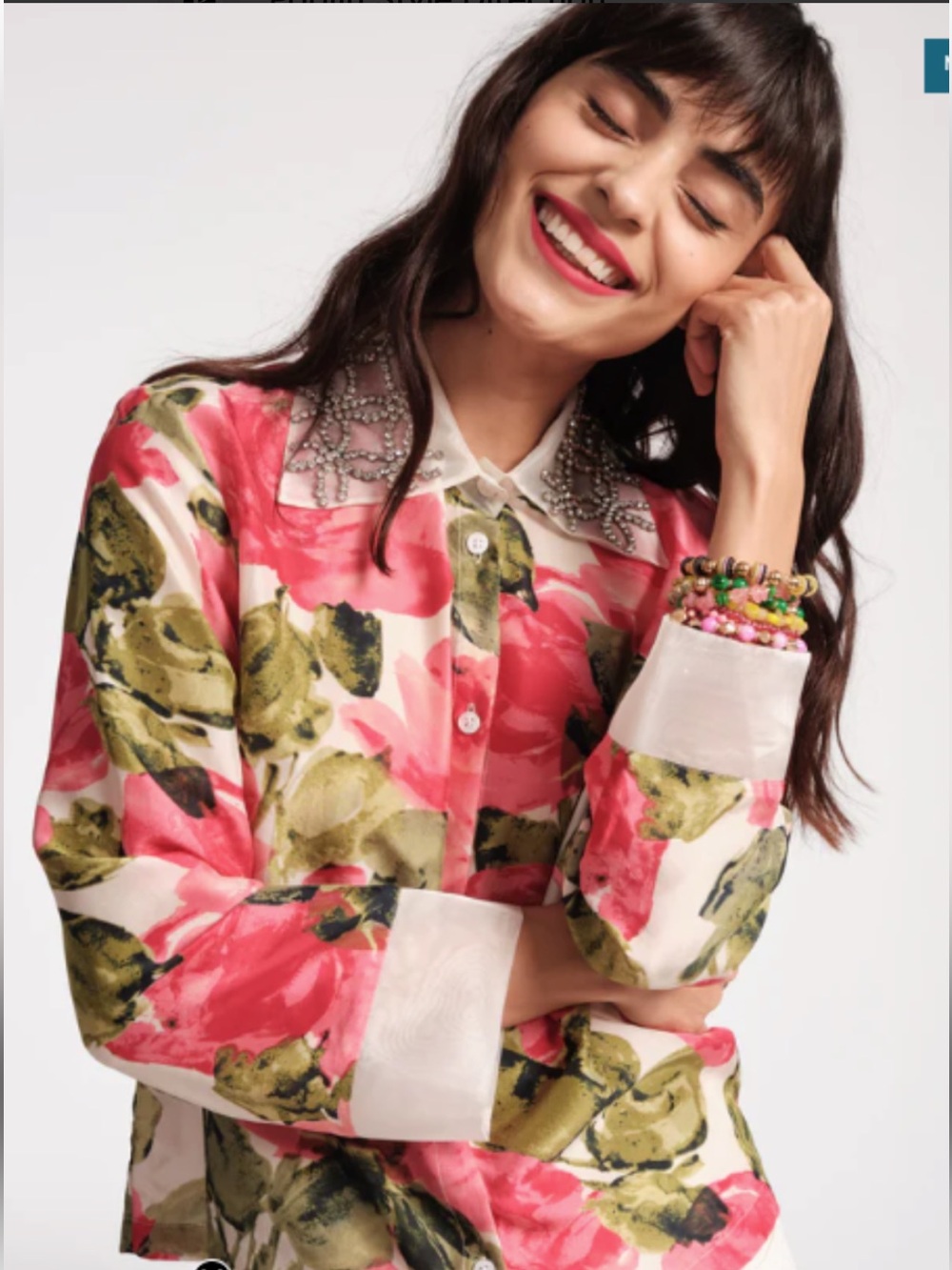 Frances Valentine Gloria Top - Size Large